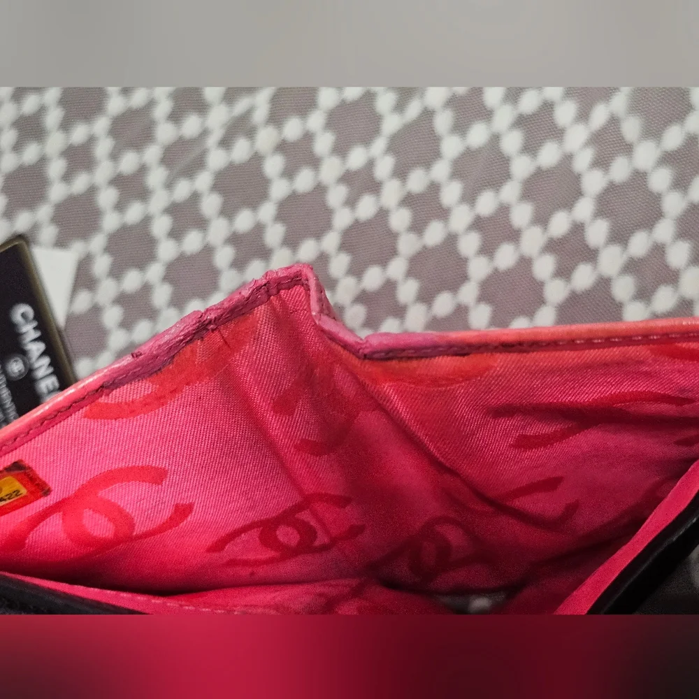 Authentic Chanel Bifold Cambon line wallet with Box/ Card - Picture 15 of 17